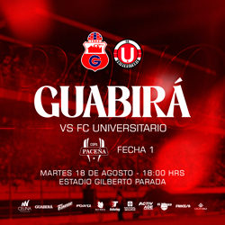 FECHA 1 COPA PACEÑA GUABIRA VS FC UNIVERSITARIO