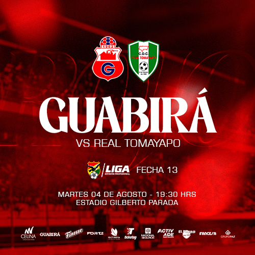 LIGA 2026 FECHA 13 GUABIRA VS REAL TOMAYAPO