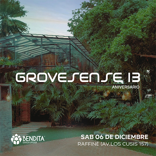 GROOVESENSE 13 ANIVERSARIO