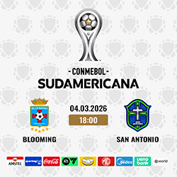 COPA SUDAMERICANA 2026_BLOOMING VS SAN ANTONIO