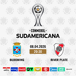 FECHA 1 COPA SUDAMERICANA 2026 BLOOMING VS RIVER PLATE