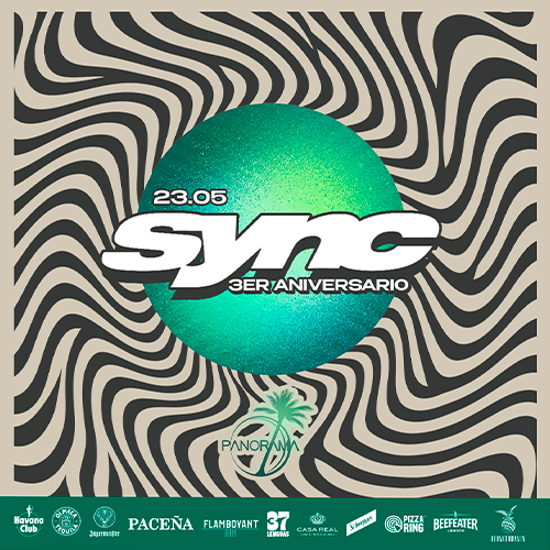 3ER ANIVERSARIO SYNC - SÁBADO 23 DE MAYO 2026