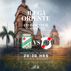 COPA PACEÑA 2026 - 4TOS DE FINAL - ORIENTE P. VS NACIONAL POTOSI