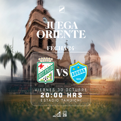 LIGA PROFESIONAL 2026 FECHA 24 ORIENTE P. VS AURORA